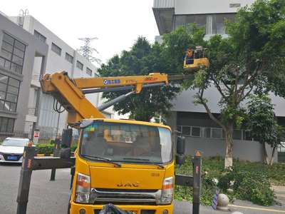 廣州花都高空車出租-從化升降車出租-番禺路燈維修車租賃